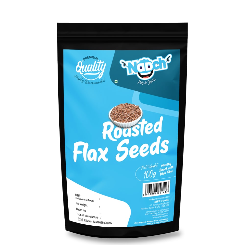 Naach Roasted Salt & Flax Seed-500gm